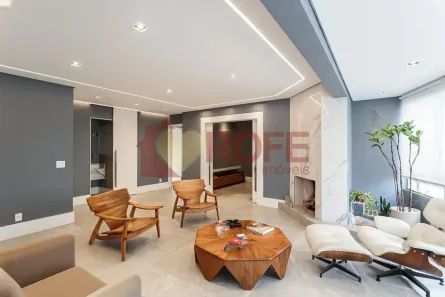 Apartamento com 3 Quartos para alugar, 162m² no Moema, São Paulo