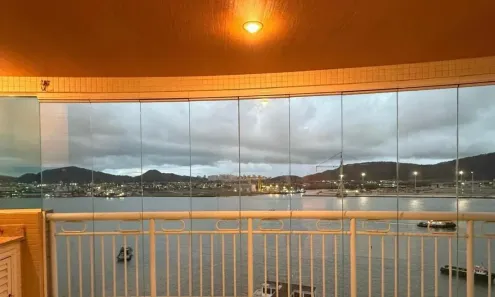 Apartamento com 3 Quartos para alugar, 200m² no Ponta da Praia, Santos
