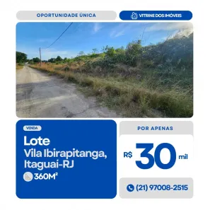 Lote/Terreno à venda, 360m² no Vila Ibirapitanga, Itaguaí
