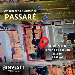 Lote/Terreno à venda, 1848m² no Passaré, Fortaleza