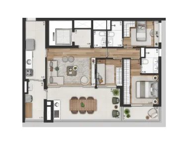 Apartamento com 3 Quartos à venda, 111m² no Vila Clementino, São Paulo