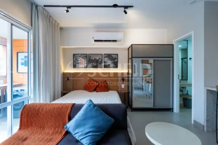 Flat com 1 Quarto à venda, 40m² no Campo Belo, São Paulo
