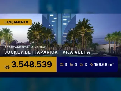 Apartamento com 3 Quartos à venda, 156m² no Jockey de Itaparica, Vila Velha
