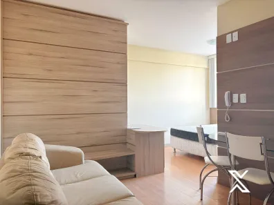 Apartamento com 1 Quarto para alugar, 27m² no Centro, Blumenau