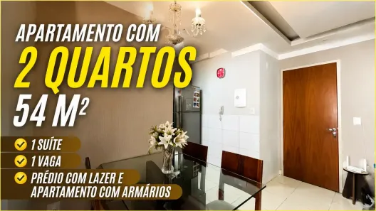Apartamento com 2 Quartos à venda, 54m² no Parque Oeste Industrial, Goiânia