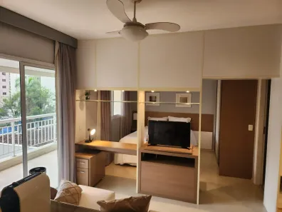 Flat com 1 Quarto para alugar, 42m² no Cerqueira César, São Paulo