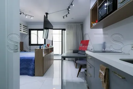 Flat com 1 Quarto à venda, 25m² no Indianópolis, São Paulo