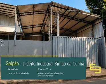 Galpão/Depósito/Armazém à venda, 3000m² no Distrito Industrial Simão da Cunha, Sabará