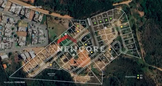 Lote/Terreno à venda, 15m² no Residencial Golden Class, Lagoa Santa