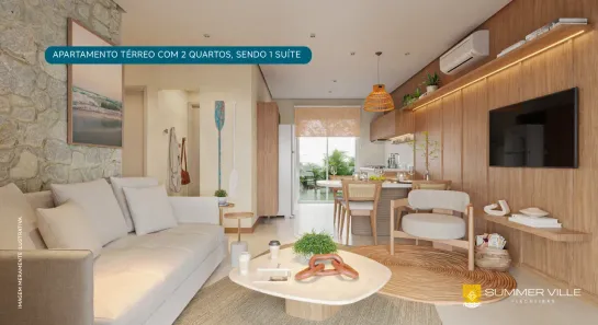 Apartamento com 2 Quartos à venda, 33m² no Canaan, Trairi
