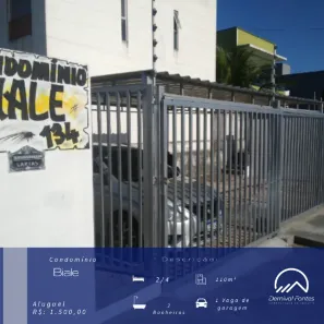 Casa com 2 Quartos para alugar, 110m² no Cajupiranga, Parnamirim