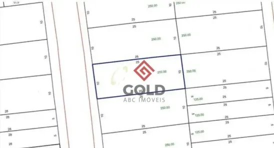 Lote/Terreno à venda, 250m² no Parque João Ramalho, Santo André