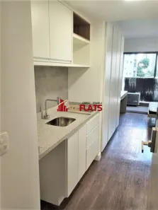 Flat com 1 Quarto para alugar, 26m² no Indianópolis, São Paulo