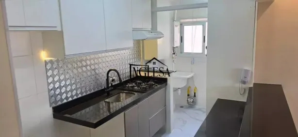 Apartamento com 3 Quartos para alugar, 70m² no Vila Valparaíso, Santo André