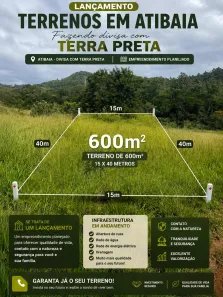Lote/Terreno à venda, 600m² no Portão, Atibaia