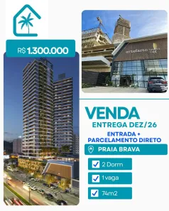 Apartamento com 2 Quartos à venda, 74m² no Fazendinha, Itajaí