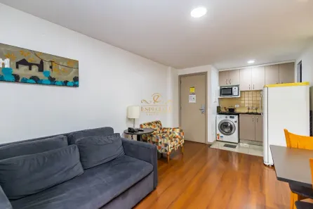Apartamento com 1 Quarto para alugar, 42m² no Batel, Curitiba