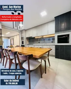 Casa de Condomínio com 3 Quartos à venda, 130m² no Parque Residencial das Nações Indígenas, Cuiabá