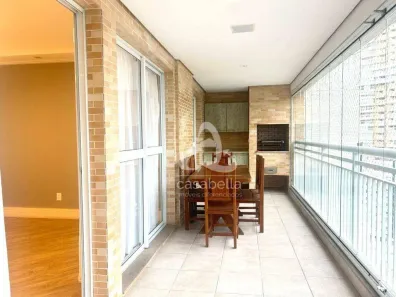 Apartamento com 3 Quartos para alugar, 131m² no Gonzaga, Santos