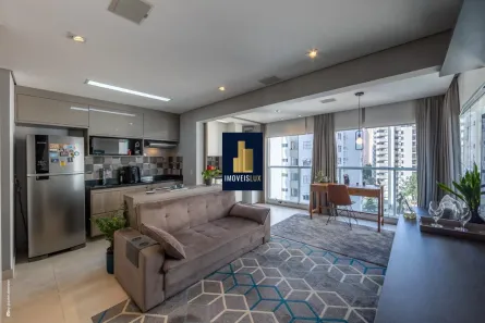 Apartamento com 1 Quarto à venda, 43m² no Santo Amaro, São Paulo
