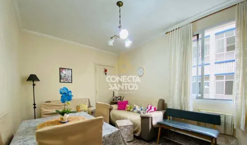 Apartamento com 2 Quartos à venda, 93m² no Gonzaga, Santos