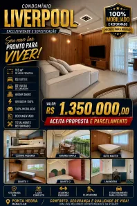 Apartamento com 3 Quartos à venda, 113m² no Ponta Negra, Manaus