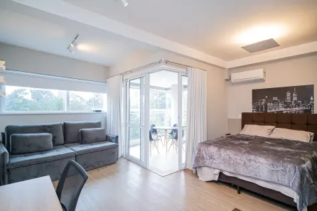 Apartamento com 1 Quarto para alugar, 42m² no Cidade Monções, São Paulo