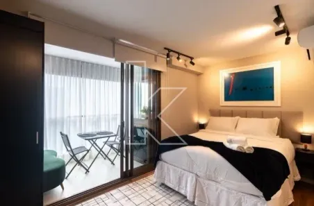 Apartamento com 1 Quarto para alugar, 26m² no Vila Nova Conceição, São Paulo