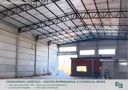 Galpão/Depósito/Armazém para alugar, 2840m² no Centro Empresarial BR-153, São José do Rio Preto