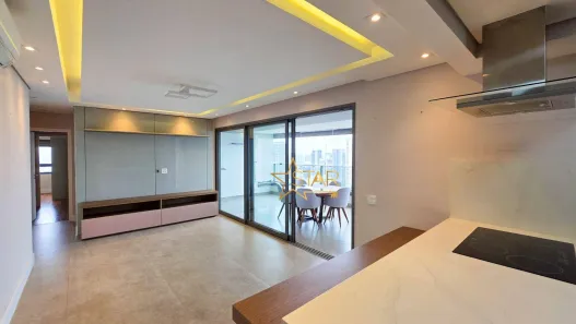Apartamento com 3 Quartos para alugar, 128m² no Cidade Monções, São Paulo