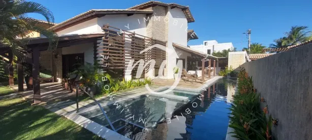 Casa de Condomínio com 5 Quartos à venda, 367m² no Genipabu (Monte Gordo), Camaçari
