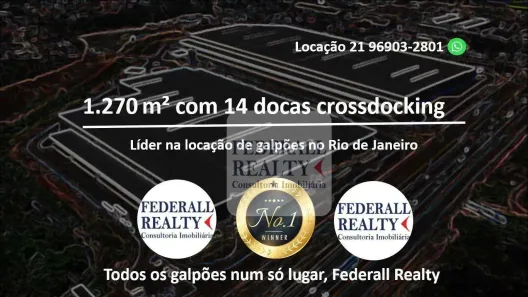 Galpão/Depósito/Armazém para alugar, 1270m² no Vila São Luís, Duque de Caxias
