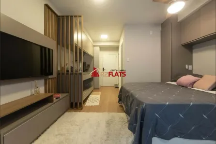 Apartamento com 1 Quarto para alugar, 26m² no Brooklin Paulista, São Paulo