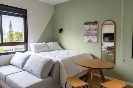 Apartamento com 1 Quarto para alugar, 23m² no Centro, Florianópolis