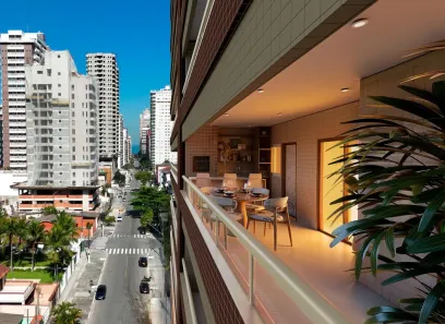 Apartamento com 3 Quartos à venda, 135m² no Canto do Forte, Praia Grande