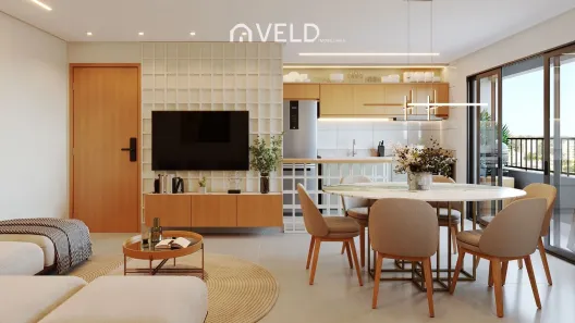 Apartamento com 2 Quartos à venda, 66m² no Setor Pedro Ludovico, Goiânia
