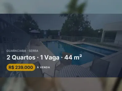 Apartamento com 2 Quartos à venda, 44m² no Guaraciaba, Serra