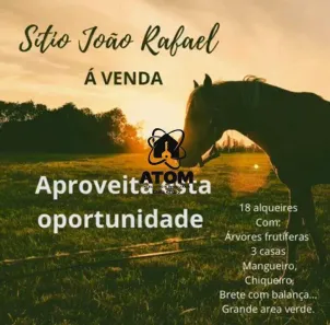 Fazenda/Sítio com 4 Quartos à venda, 18m² no Eugênio de Mello, São José dos Campos