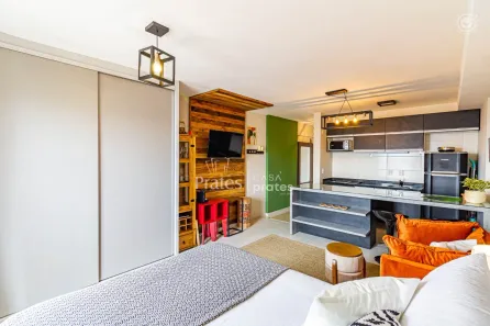 Apartamento com 1 Quarto para alugar, 34m² no Centro, Curitiba