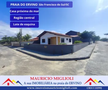 Casa com 2 Quartos à venda, 114m² no Praia do Ervino, São Francisco do Sul