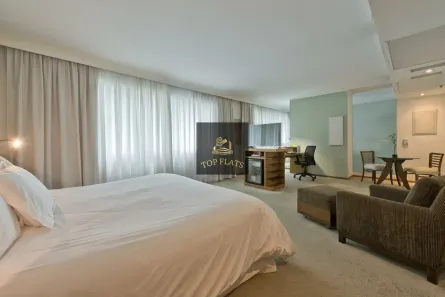 Flat com 1 Quarto para alugar, 33m² no Indianópolis, São Paulo