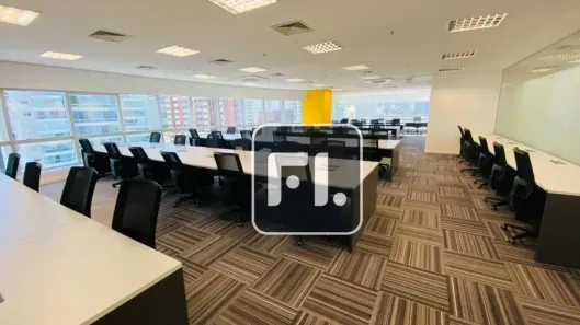 Sala Comercial para alugar, 840m² no Cidade Monções, São Paulo