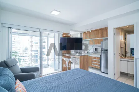Apartamento com 1 Quarto à venda, 36m² no Cidade Monções, São Paulo