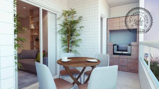Apartamento com 2 Quartos à venda, 63m² no Mirim, Praia Grande