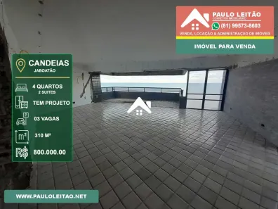Apartamento com 4 Quartos à venda, 314m² no Piedade, Jaboatão dos Guararapes