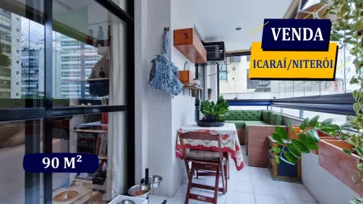 Apartamento com 2 Quartos à venda, 90m² no Icaraí, Niterói