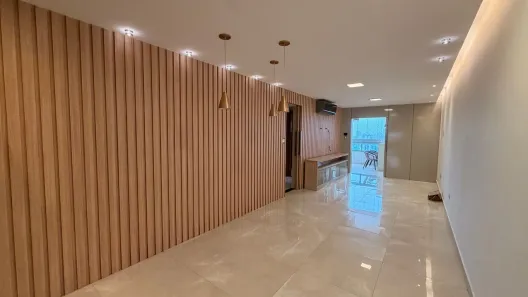 Apartamento com 3 Quartos para alugar, 130m² no Canto do Forte, Praia Grande