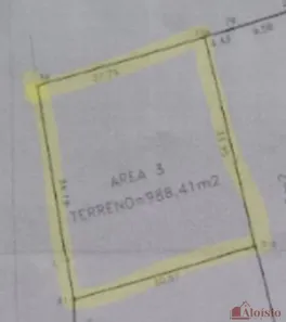 Lote/Terreno à venda, 988m² no Barreiro, Taubaté