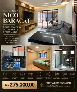Casa com 2 Quartos à venda, 60m² no Loteamento Residencial Mirante do Parque, Cuiabá