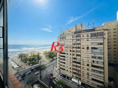 Apartamento com 3 Quartos para alugar, 137m² no Gonzaga, Santos